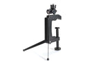 Unique Mini Swiveling C-Clamp Metal Tripod Stand for Camera Camcorder