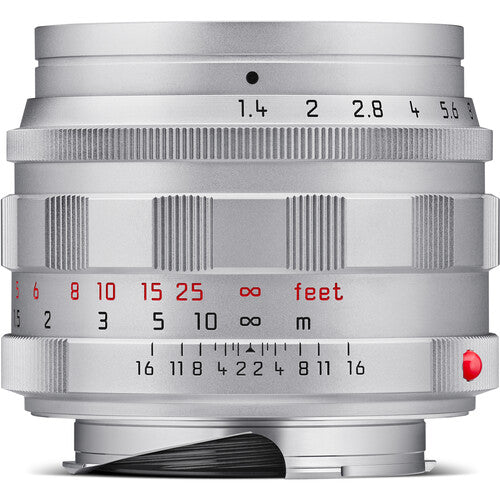 Leica Summilux-M 50mm f/1.4 Lens (Leica M, Silver, 2025 Version,11714)