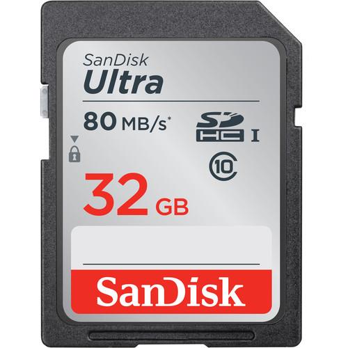 SanDisk 32GB Ultra SDHC/SDXC UHS-I Card